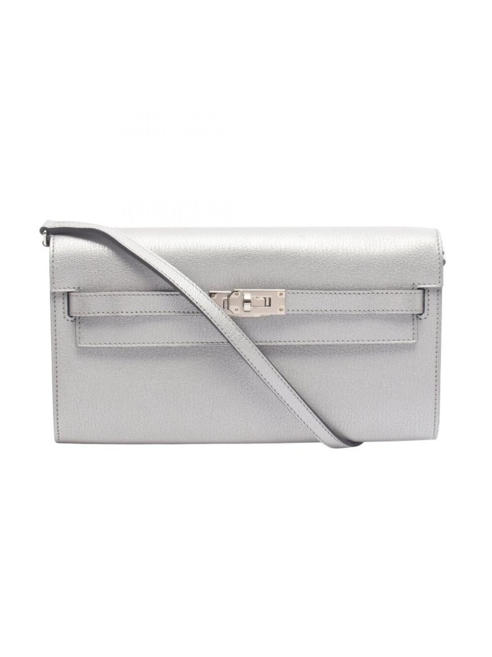 Hermes Shoulder Bag Kelly to Go Argent Long